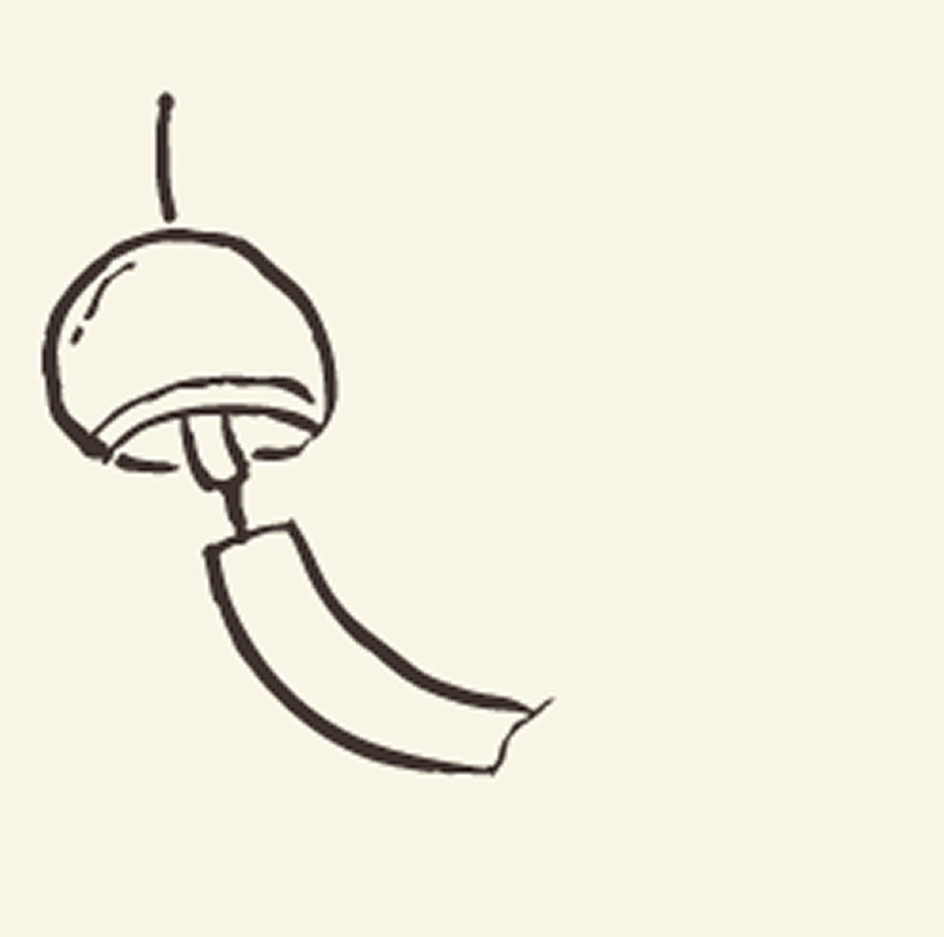 風鈴のイラスト